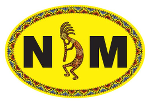 Signs 4 Fun STSNM52 NM Oval-Yellow Sm Sticker