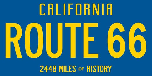 Signs 4 Fun STSR29 Route 66 CA Plate Sticker, Blue