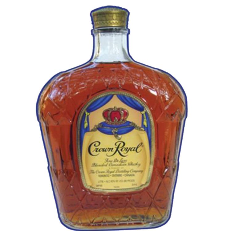 Signs 4 Fun Crown Royal Bottle Decorative Sign, Brown, Aluminum, 18 inches by 12 inches