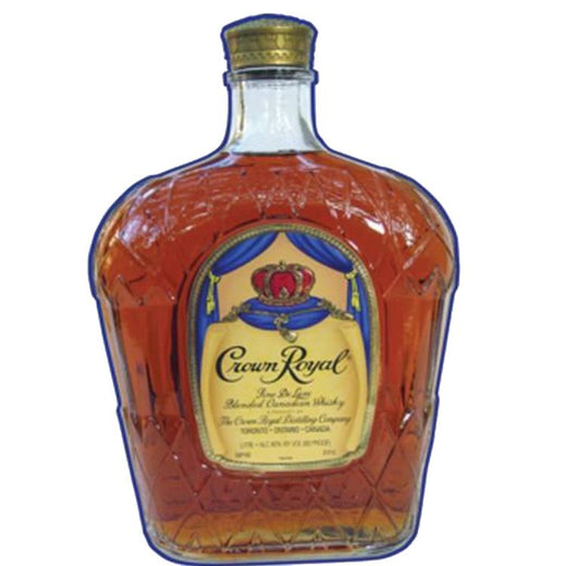 Signs 4 Fun Crown Royal Bottle Decorative Sign, Brown, Aluminum, 18 inches by 12 inches