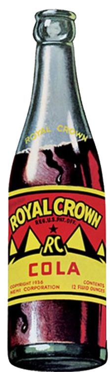 Signs 4 Fun SYRC5 RC Cola Bottle Die Cut Sign, Red