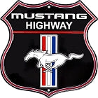 Signs 4 Fun SYRD131 - Mustang Hwy 24 inch Die Cut Sign